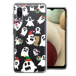 Samsung Galaxy A02 Halloween Christmas Ghost Design Double Layer Phone Case Cover