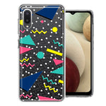 Samsung Galaxy A02 90's Swag Shapes Design Double Layer Phone Case Cover