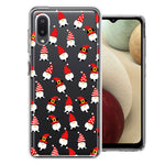 Samsung Galaxy A02 Cute Red Christmas Holiday Santa Gnomes Design Double Layer Phone Case Cover