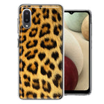 Samsung Galaxy A02 Classic Leopard Double Layer Phone Case Cover