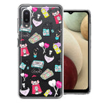 Samsung Galaxy A02 Valentine's Day Candy Feels like Love Hearts Double Layer Phone Case Cover