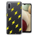Samsung Galaxy A02 Electric Lightning Bolts Design Double Layer Phone Case Cover