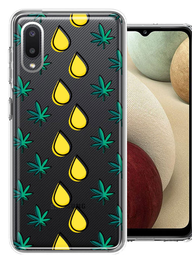 Samsung Galaxy A02 Medicinal Drip Design Double Layer Phone Case Cover