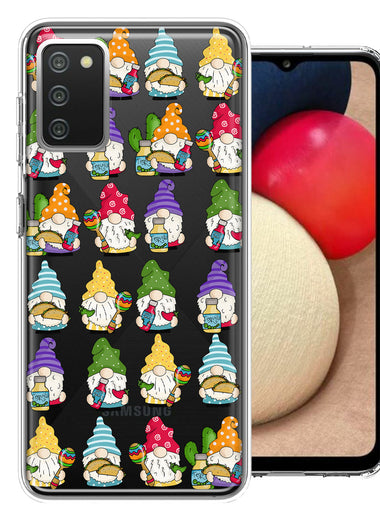 Samsung Galaxy A02S Cinco De Mayo Party Cute Gnomes Mexico Tacos Fiesta Double Layer Phone Case Cover