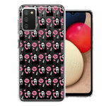Samsung Galaxy A03S Pink Horror Valentine Character Ghostface Boyfriend Call Me Hearts Double Layer Phone Case Cover