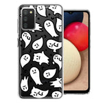Samsung Galaxy A02S Kawaii Manga Cute Halloween Ghosts Spirits Design Double Layer Phone Case Cover
