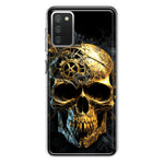 Samsung Galaxy A02S Steampunk Skull Science Fiction Machinery Double Layer Phone Case Cover