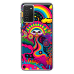 Samsung Galaxy A03S Psychedelic Trippy Hippie Night Walk Hybrid Protective Phone Case Cover