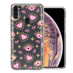 Samsung Galaxy A11 Pink Evil Eye Lucky Love Law Of Attraction Design Double Layer Phone Case Cover