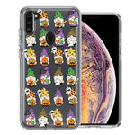 Samsung Galaxy A11 Spooky Halloween Gnomes Cute Characters Holiday Seasonal Pumpkins Candy Ghosts Double Layer Phone Case Cover