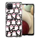 Samsung Galaxy A12 Floating Heart Glasses Love Ghosts Vaneltines Day Cutie Daisy Double Layer Phone Case Cover