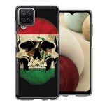 Samsung Galaxy A12 Mexico Flag Skull Double Layer Phone Case Cover