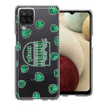 Samsung Galaxy A12 Plant Mama Houseplant Lover Monstera Tropical Leaf Green Design Double Layer Phone Case Cover