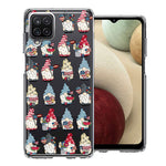 Samsung Galaxy A12 USA Fourth Of July American Summer Cute Gnomes Patriotic Parade Double Layer Phone Case Cover