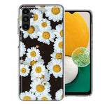 Samsung Galaxy A13 Cute Daisy Flowers Double Layer Phone Case Cover
