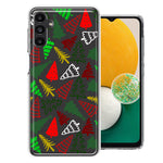 Samsung Galaxy A13 Christmas Trees Holiday Festive Winter By BillyElleCo Double Layer Phone Case Cover