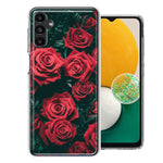 Samsung Galaxy A13 Red Roses Double Layer Phone Case Cover