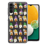 Samsung Galaxy A13 Spooky Halloween Gnomes Cute Characters Holiday Seasonal Pumpkins Candy Ghosts Double Layer Phone Case Cover