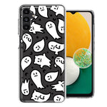 Samsung Galaxy A13 Kawaii Manga Cute Halloween Ghosts Spirits Design Double Layer Phone Case Cover