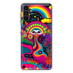 Samsung Galaxy A13 Psychedelic Trippy Hippie Night Walk Hybrid Protective Phone Case Cover