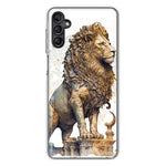 Samsung Galaxy A54 5G Ancient Lion Sculpture Hybrid Protective Phone Case Cover