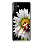 Samsung Galaxy A14 5G Cute White Daisy Red Ladybug Double Layer Phone Case Cover