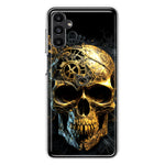 Samsung Galaxy A54 5G Steampunk Skull Science Fiction Machinery Double Layer Phone Case Cover