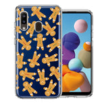 Samsung Galaxy A20 Christmas Gingerbread Traditional Holiday Cookies By BillyElleCo Double Layer Phone Case Cover