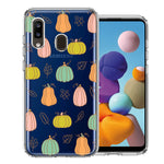 Samsung Galaxy A20 Fall Autumn Fairy Pumpkins Thanksgiving Spooky Season Double Layer Phone Case Cover