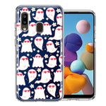 Samsung Galaxy A20 Floating Heart Glasses Love Ghosts Vaneltines Day Cutie Daisy Double Layer Phone Case Cover