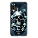 Samsung Galaxy A20 Graveyard Death Dream Skulls Double Layer Phone Case Cover