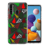 Samsung Galaxy A21 Christmas Trees Holiday Festive Winter By BillyElleCo Double Layer Phone Case Cover