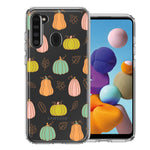 Samsung Galaxy A21 Fall Autumn Fairy Pumpkins Thanksgiving Spooky Season Double Layer Phone Case Cover