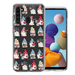 Samsung Galaxy A21 USA Fourth Of July American Summer Cute Gnomes Patriotic Parade Double Layer Phone Case Cover