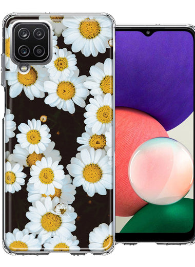 Samsung Galaxy A22 Cute Daisy Flowers Double Layer Phone Case Cover