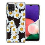 Samsung Galaxy A22 Cute Daisy Flowers Double Layer Phone Case Cover
