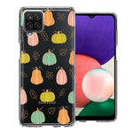 Samsung Galaxy A22 5G Fall Autumn Fairy Pumpkins Thanksgiving Spooky Season Double Layer Phone Case Cover