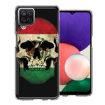 Samsung Galaxy A22 Mexico Flag Skull Double Layer Phone Case Cover