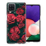 Samsung Galaxy A22 Red Roses Double Layer Phone Case Cover