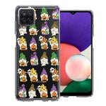 Samsung Galaxy A22 5G Spooky Halloween Gnomes Cute Characters Holiday Seasonal Pumpkins Candy Ghosts Double Layer Phone Case Cover