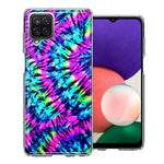 Samsung Galaxy A22 Hippie Tie Dye Double Layer Phone Case Cover
