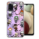 Samsung Galaxy A31 Classic Haunted Horror Halloween Nightmare Characters Spider Webs Design Double Layer Phone Case Cover