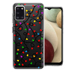Samsung Galaxy A31 Colorful Nostalgic Vintage Christmas Holiday Winter String Lights Design Double Layer Phone Case Cover
