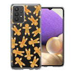 Samsung Galaxy A32 Christmas Gingerbread Traditional Holiday Cookies By BillyElleCo Double Layer Phone Case Cover