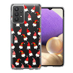 Samsung Galaxy A32 Cute Red Christmas Holiday Santa Gnomes Design Double Layer Phone Case Cover