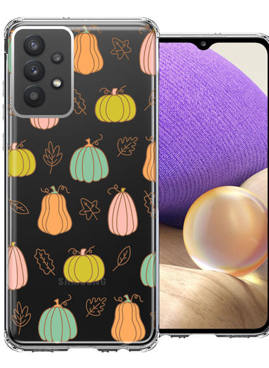Samsung Galaxy A32 Fall Autumn Fairy Pumpkins Thanksgiving Spooky Season Double Layer Phone Case Cover