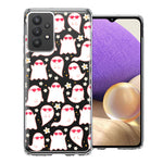 Samsung Galaxy A32 Floating Heart Glasses Love Ghosts Vaneltines Day Cutie Daisy Double Layer Phone Case Cover