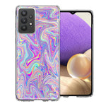 Samsung Galaxy A32 Paint Swirl Double Layer Phone Case Cover