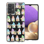 Samsung Galaxy A32 Pastel Easter Cute Gnomes Spring Flowers Eggs Holiday Seasonal Double Layer Phone Case Cover
