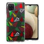 Samsung Galaxy A12 Christmas Trees Holiday Festive Winter By BillyElleCo Double Layer Phone Case Cover